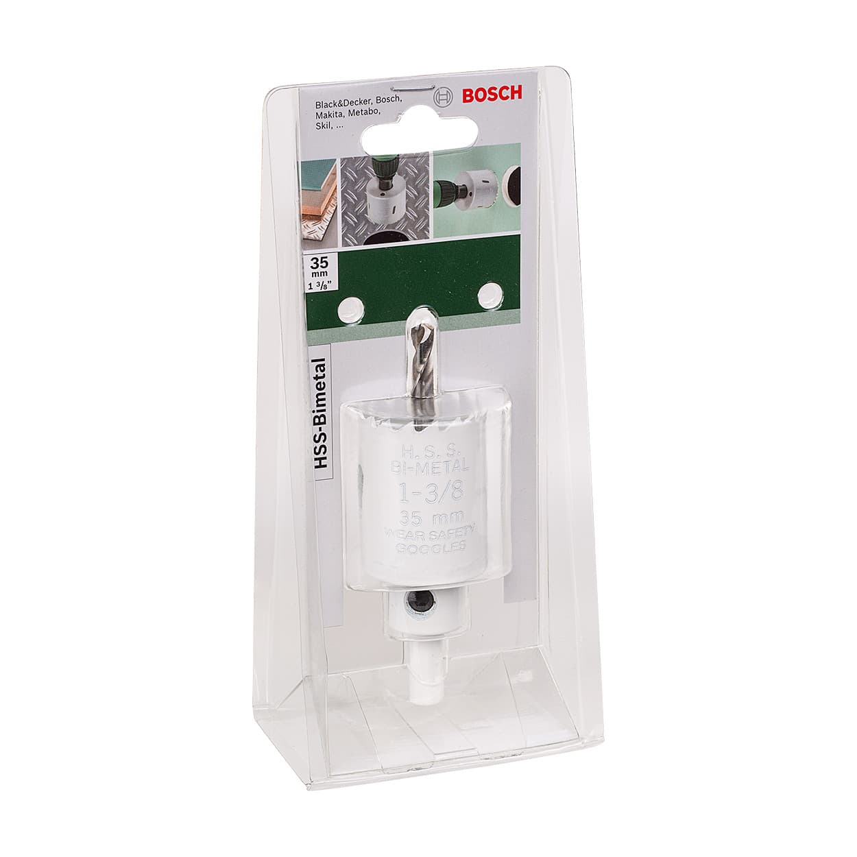 Bosch 35 mm HSS Bi-Metal Holesaw with Adaptor, 2 609 255 606 — view 2