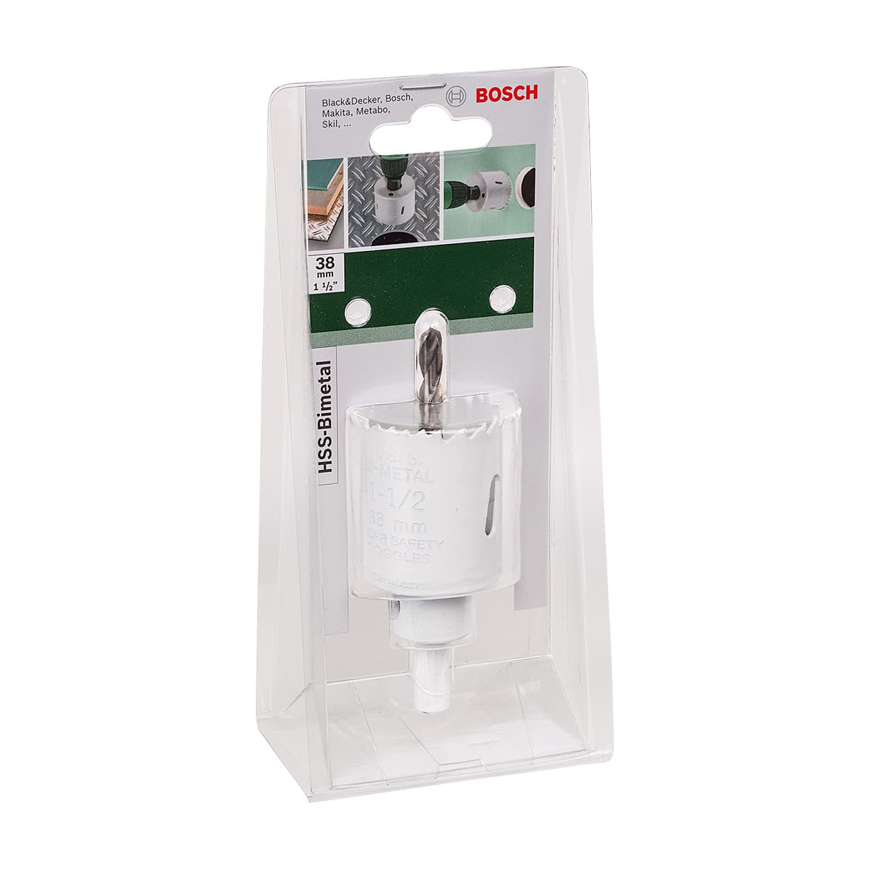 Bosch 38 mm HSS Bi-Metal Holesaw with Adaptor, 2 609 255 607 — view 2