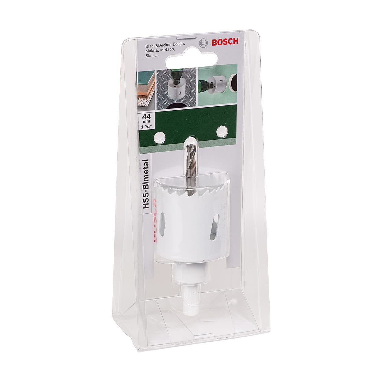 Bosch 44 mm HSS Bi-Metal Holesaw with Adaptor, 2 609 255 608 — view 2