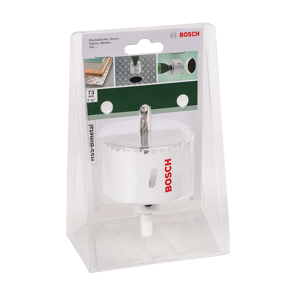 Bosch 73 mm HSS Bi-Metal Holesaw with Adaptor, 2 609 255 616