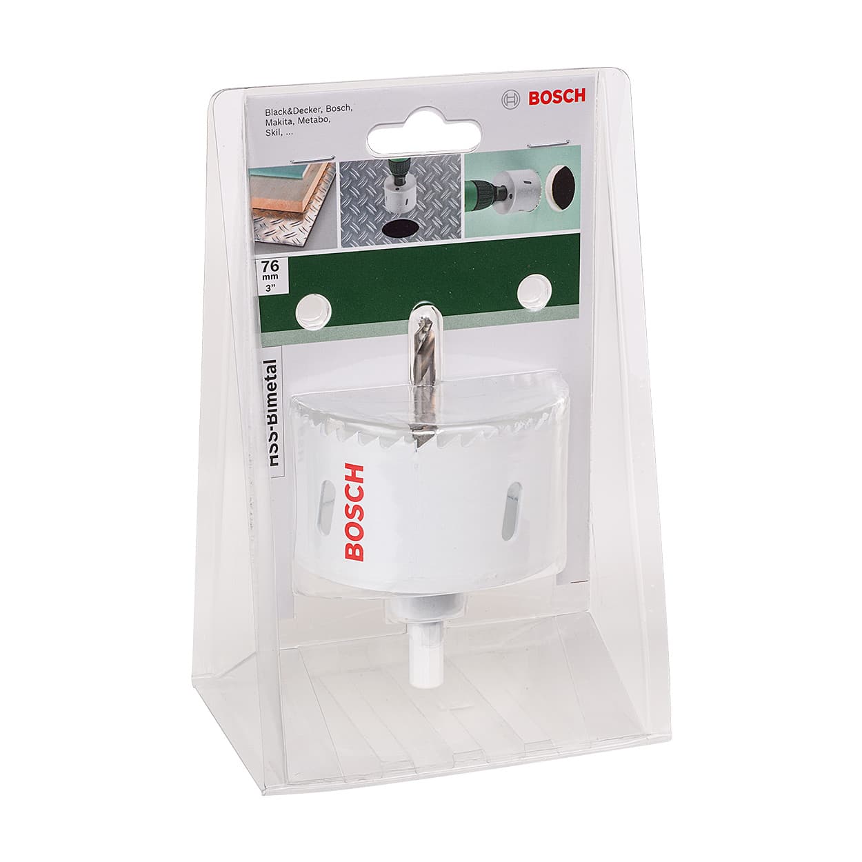 Bosch 76 mm HSS Bi-Metal Holesaw with Adaptor, 2 609 255 617 — view 2