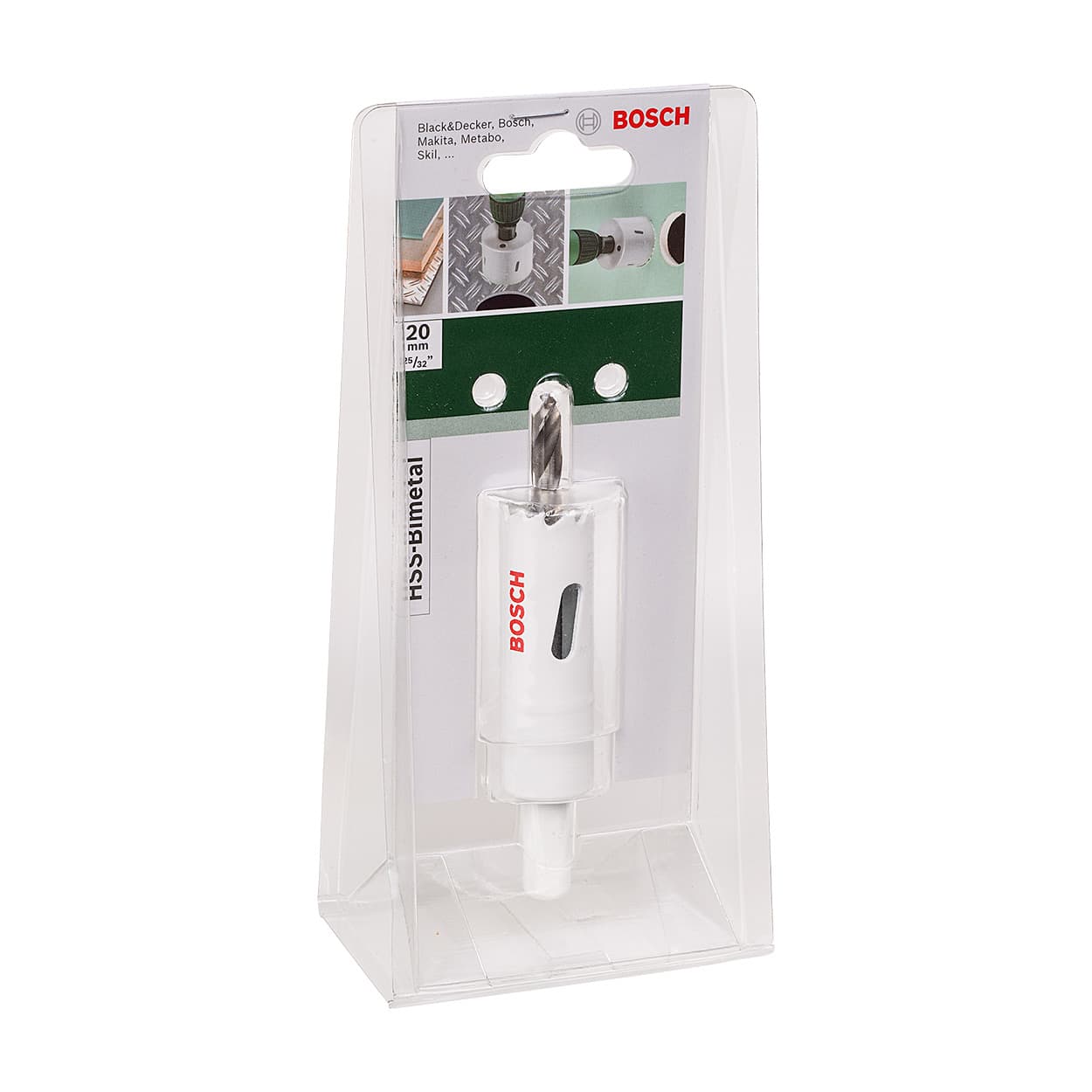 Bosch 20 mm HSS Bi-Metal Holesaw with Adaptor, 2 609 255 601 — view 2