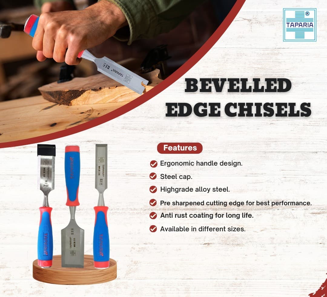 Taparia 32 mm Bevelled Edge Chisels, WCB 32