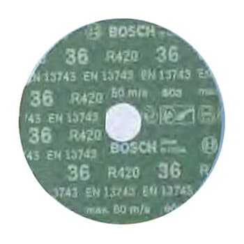 Bosch 125 mm / 100 Grit Eco Fibre Sanding Disc For Wood - R420 (Pack of 30 Pcs), 2 608 623 153 — view 2