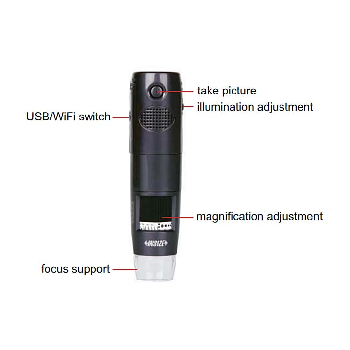 Insize 10 - 200X Wifi Digital Measuring Microscope, ISM-WF200 — view 2