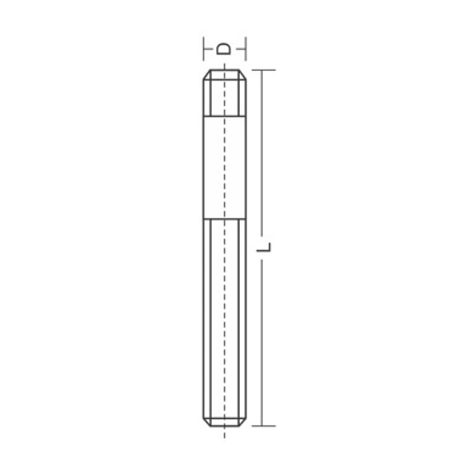 Apex M12 x 160 mm Length Clamping Studs (Pack of 10 Pcs), 930-16 — view 2