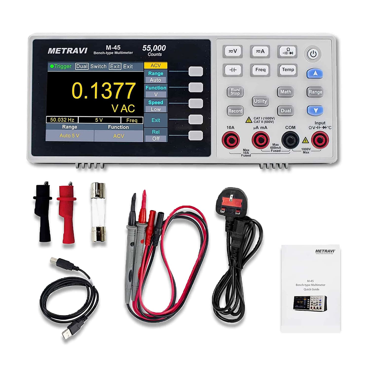 Metravi 5 Digit / 55000 Counts Bench-type Digital Multimeter, M-45 — view 2