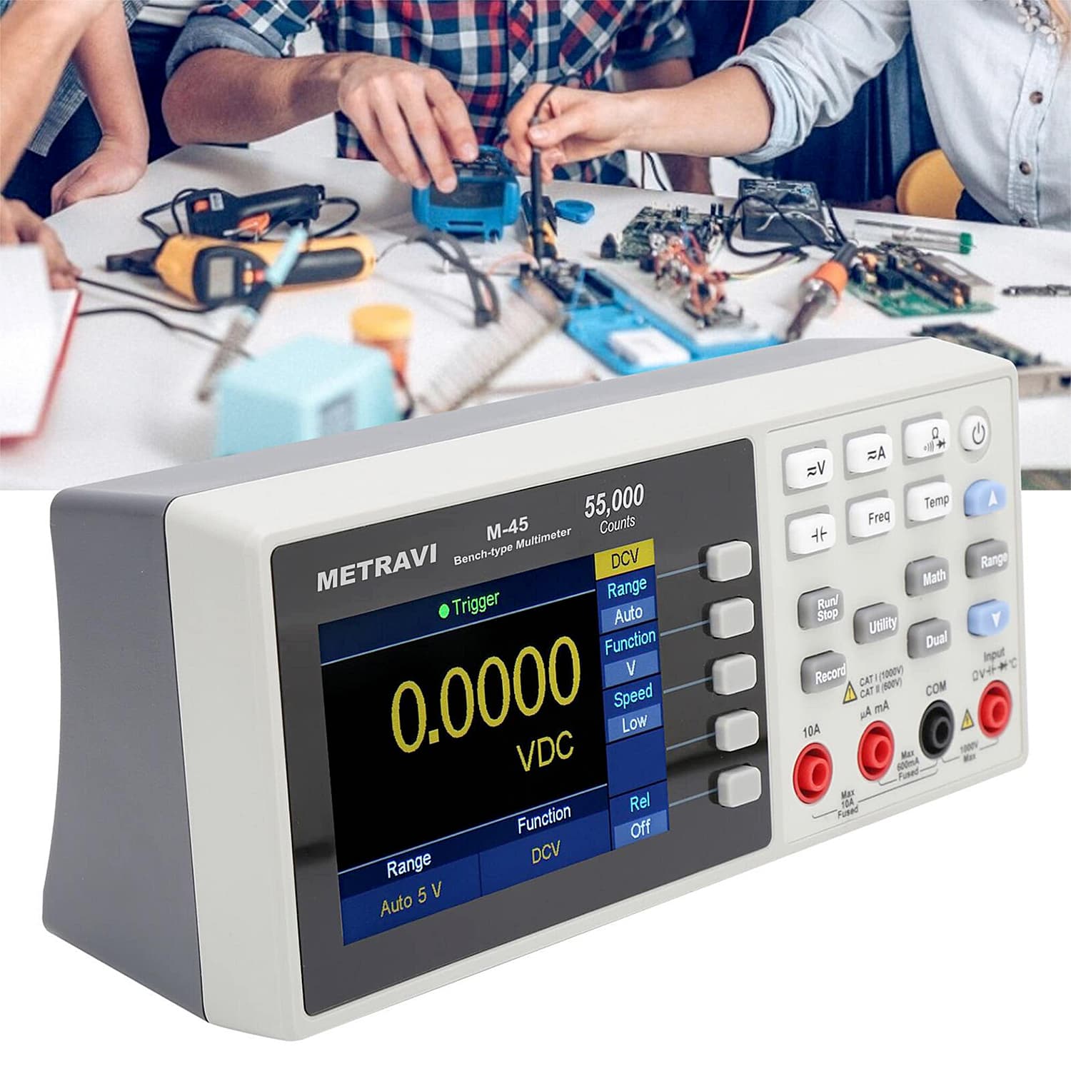 Metravi 5 Digit / 55000 Counts Bench-type Digital Multimeter, M-45 — view 7