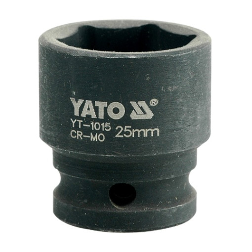 Yato 25 mm, 1/2 Inch Square Drive Hexagonal Impact Sockets, YT-1015