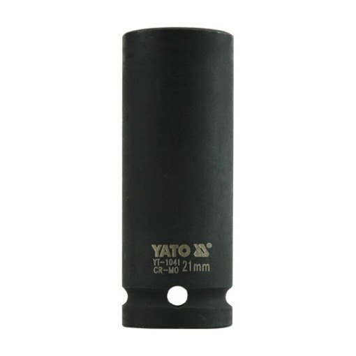 Yato 21 mm, 1/2 Inch Square Drive Hexagonal Deep Impact Sockets, YT-1041