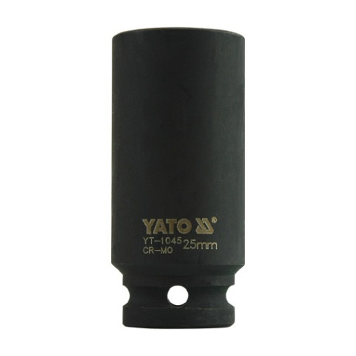 Yato 25 mm, 1/2 Inch Square Drive Hexagonal Deep Impact Sockets, YT-1045