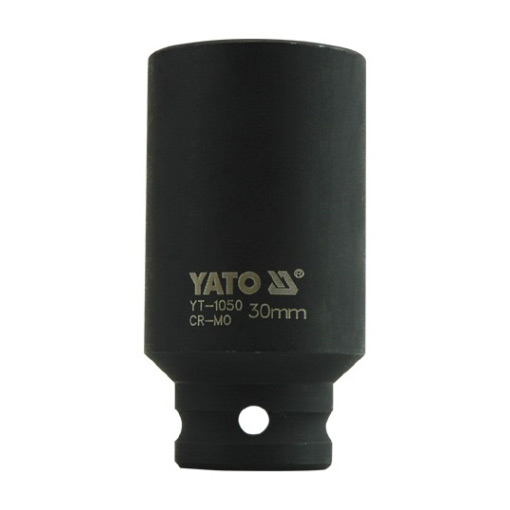 Yato 30 mm, 1/2 Inch Square Drive Hexagonal Deep Impact Sockets, YT-1050
