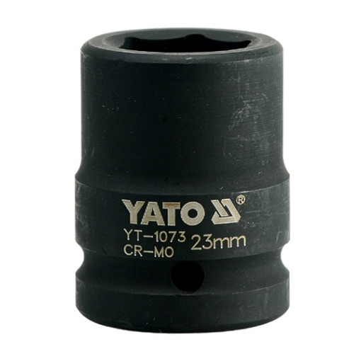 Yato 23 mm, 3/4 Inch Square Drive Hexagonal Impact Sockets, YT-1073