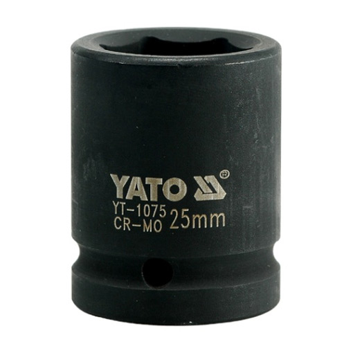 Yato 25 mm, 3/4 Inch Square Drive Hexagonal Impact Sockets, YT-1075