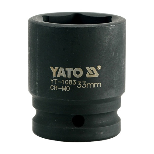 Yato 33 mm, 3/4 Inch Square Drive Hexagonal Impact Sockets, YT-1083 — view 1
