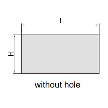 Insize 0.5 mm Individual Steel Gauge Block (Without Holes), 4101-BD5