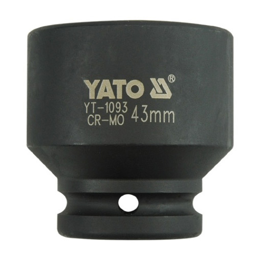 Yato 43 mm, 3/4 Inch Square Drive Hexagonal Impact Sockets, YT-1093