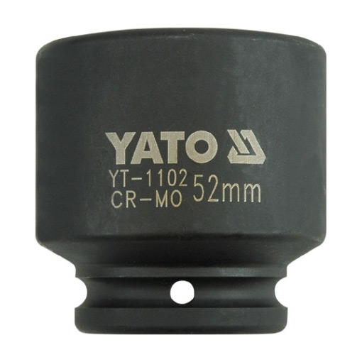 Yato 52 mm, 3/4 Inch Square Drive Hexagonal Impact Sockets, YT-1102