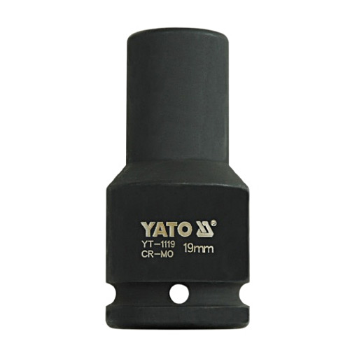 Yato 18 mm, 3/4 Inch Square Drive Hexagonal Deep Impact Sockets, YT-1118