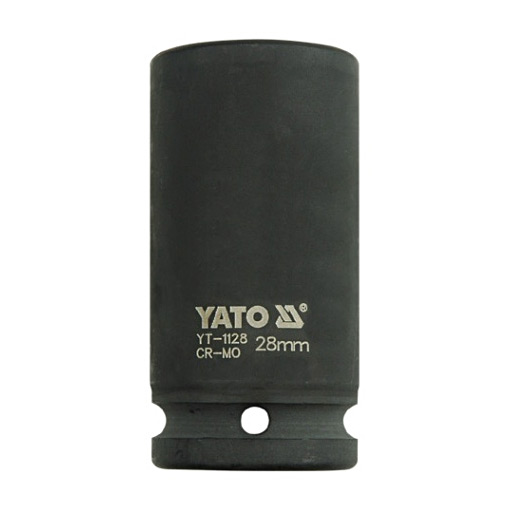 Yato 28 mm, 3/4 Inch Square Drive Hexagonal Deep Impact Sockets, YT-1128