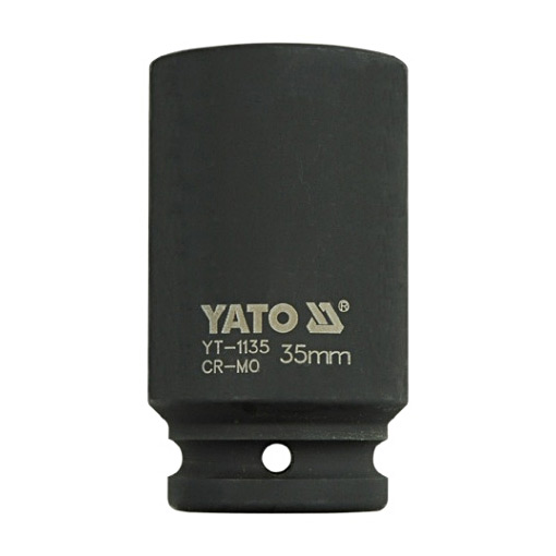 Yato 35 mm, 3/4 Inch Square Drive Hexagonal Deep Impact Sockets, YT-1135