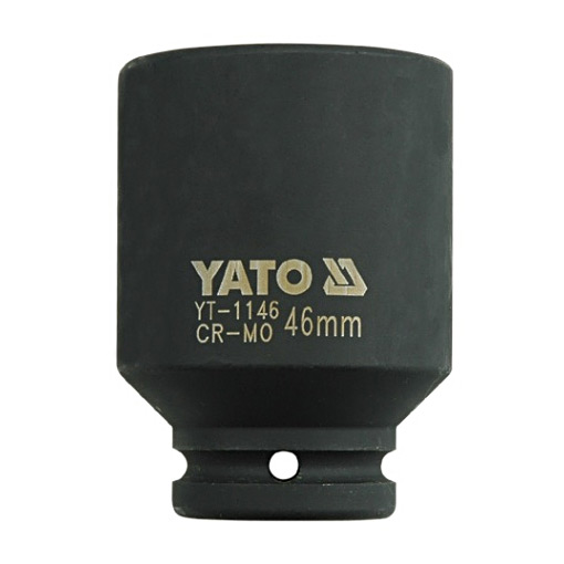 Yato 46 mm, 3/4 Inch Square Drive Hexagonal Deep Impact Sockets, YT-1146
