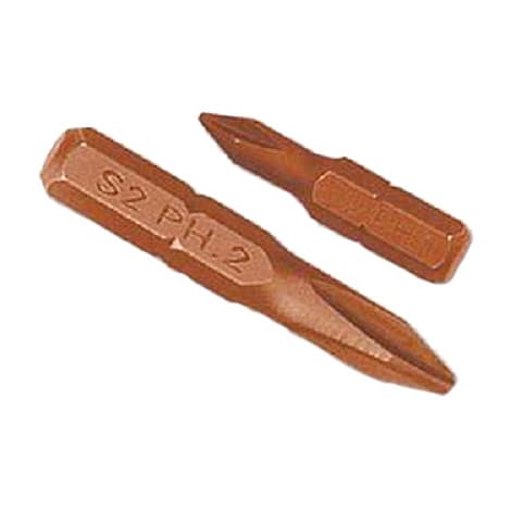 Taparia PZ 2 (Size) Pozidrive Screw Driver Bits (Pack of 20 Pcs), SBPZ 502