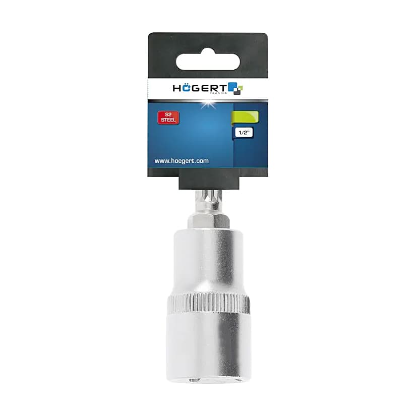 Hogert M6 mm, 1/2 Square Drive Spline Bit Socket, HT1S786 — view 2