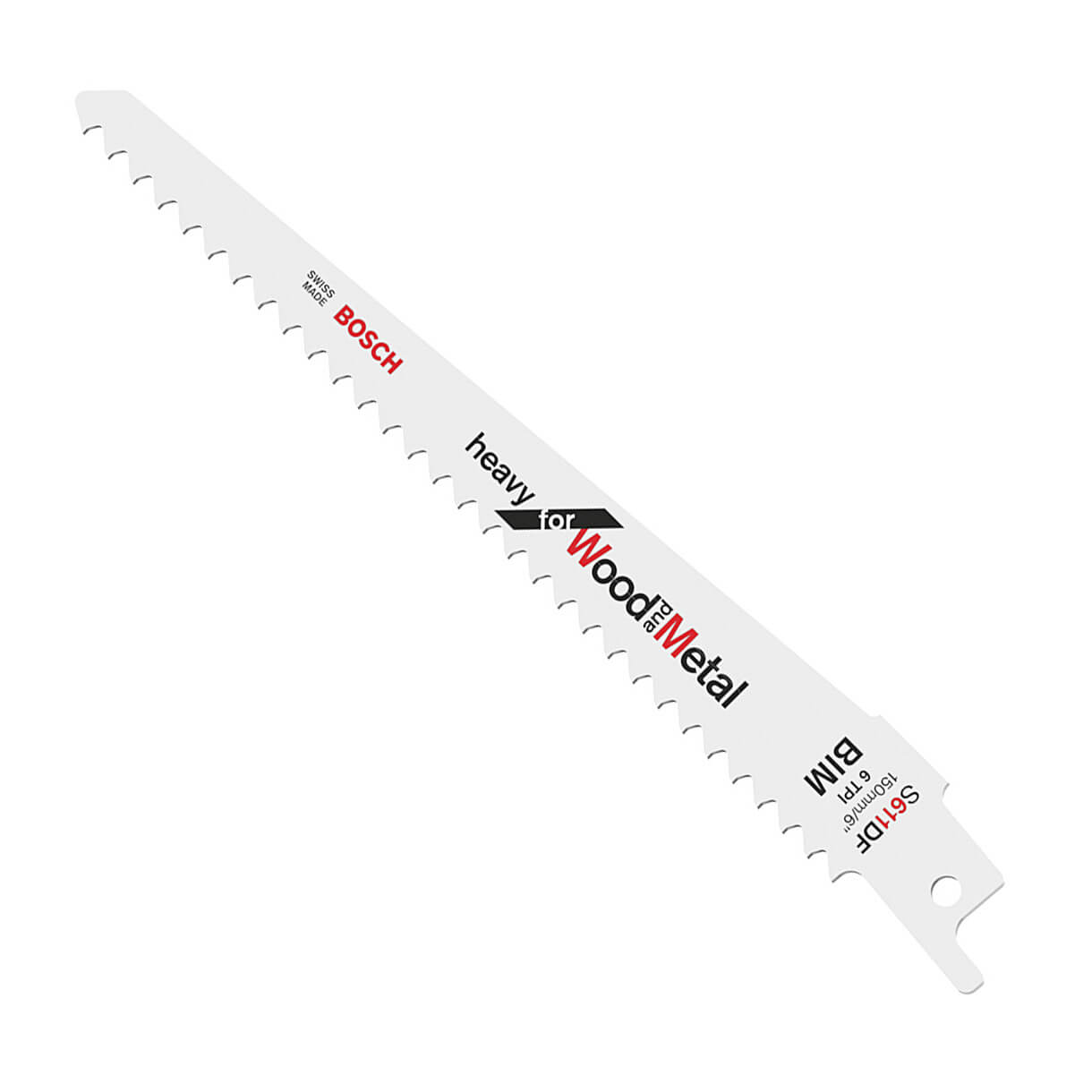 Bosch 150 mm Reciprocating Saw Blades Heavy For Wood & Metal (S 611 DF), 2 608 656 258 — view 1