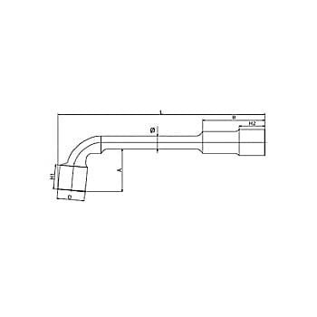 Yato 10 mm L-Type Socket Wrench, YT-1630 — view 2
