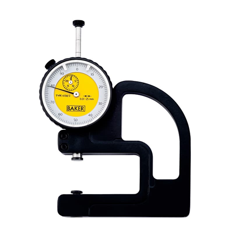 Baker 1.0 inch Push Down Type Dial Thickness Gauge (Series 138), K138/1 — view 1
