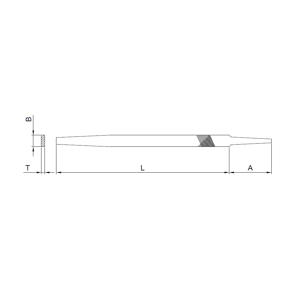 Taparia 300 mm / 12 inch Mill Machinist File (Bastard), MF 3001