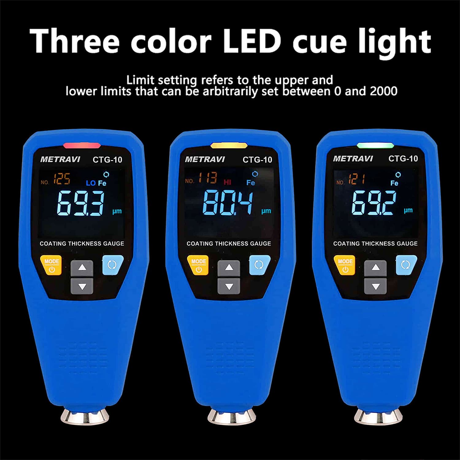 Metravi 1750μm Coating Thickness Gauge, CTG-10 — view 5