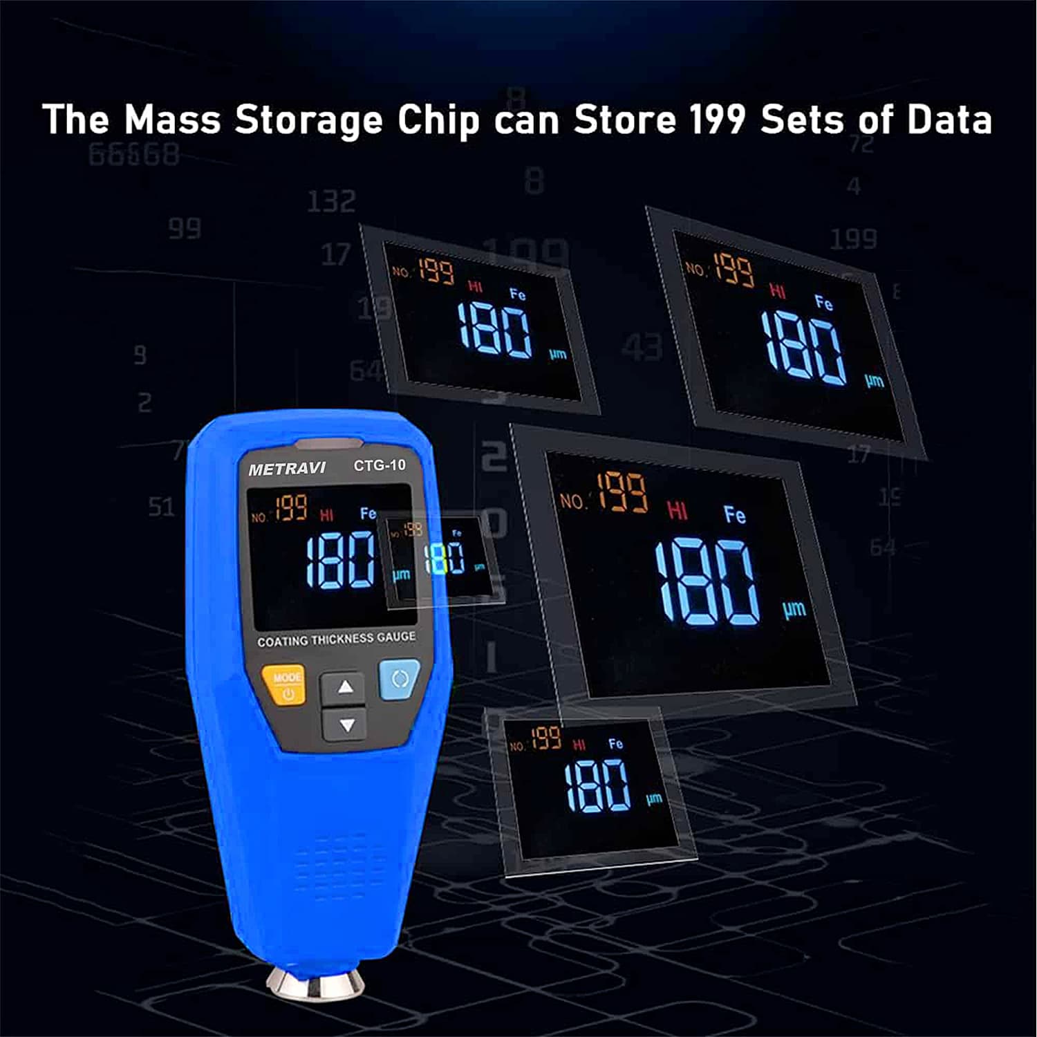 Metravi 1750μm Coating Thickness Gauge, CTG-10 — view 6