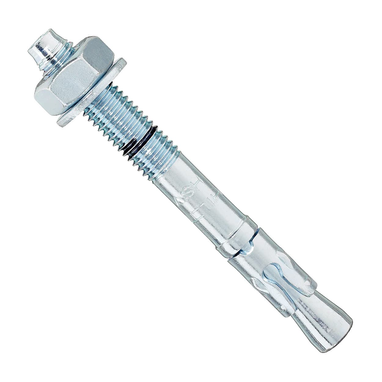 Hilti M10 x 90 mm HSV Wedge Anchor (Thru Bolt) - Galvanised Stud Anchor (Pack Of 50 Pcs), 2041605