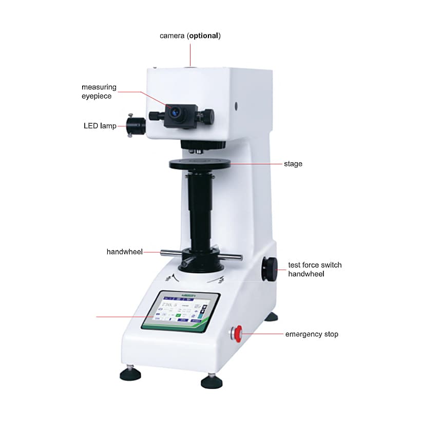 Insize 0.3 - 10kgf Digital Vickers Hardness Tester (Basic Type), HDT-VE14 — view 2