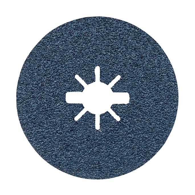 Bosch 100 mm / 60 Grit R574 Zirconia Fibre Sanding Discs (Pack of 10 Pcs), 2 608 608 P76