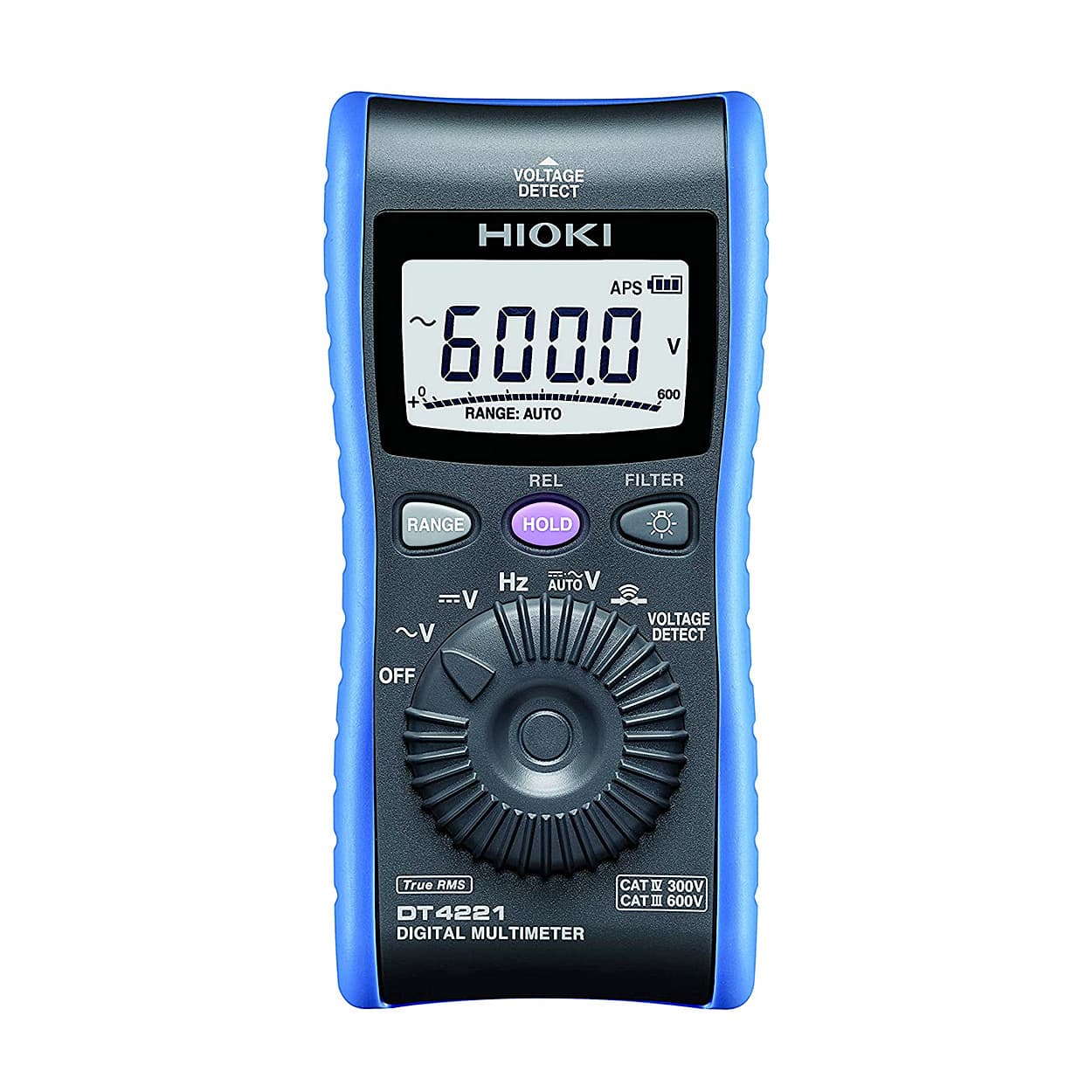 Hioki 80 V - 600 V AC Premier Pocket Digital MultiMeter, DT4221 — view 1