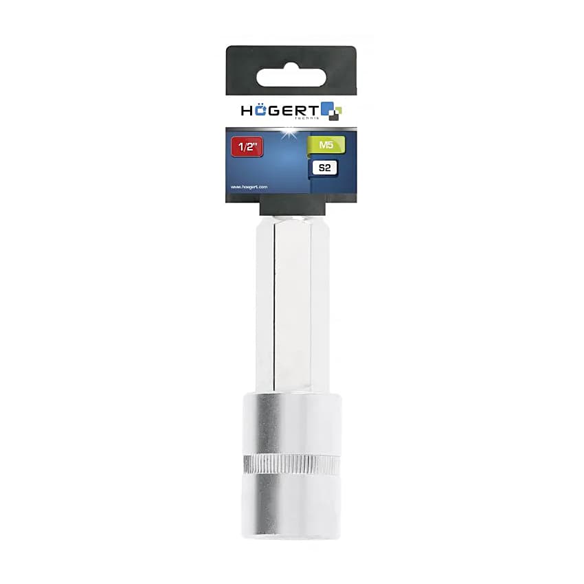 Hogert M5 mm, 1/2 inch Sq. Drive Spline Bit Socket, HT1S585 — view 2