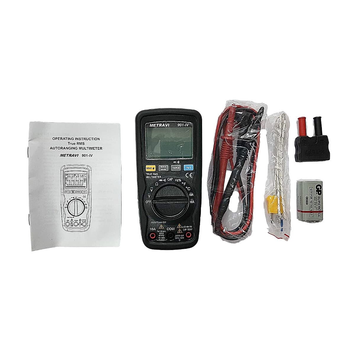 Metravi 3-5/6 Digits / 1000V Digital TRMS Multimeter, 901-IV — view 3