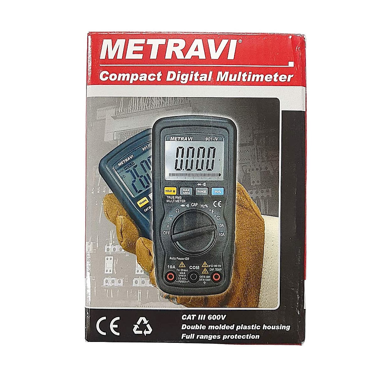 Metravi 3-5/6 Digits / 1000V Digital TRMS Multimeter, 901-IV — view 4