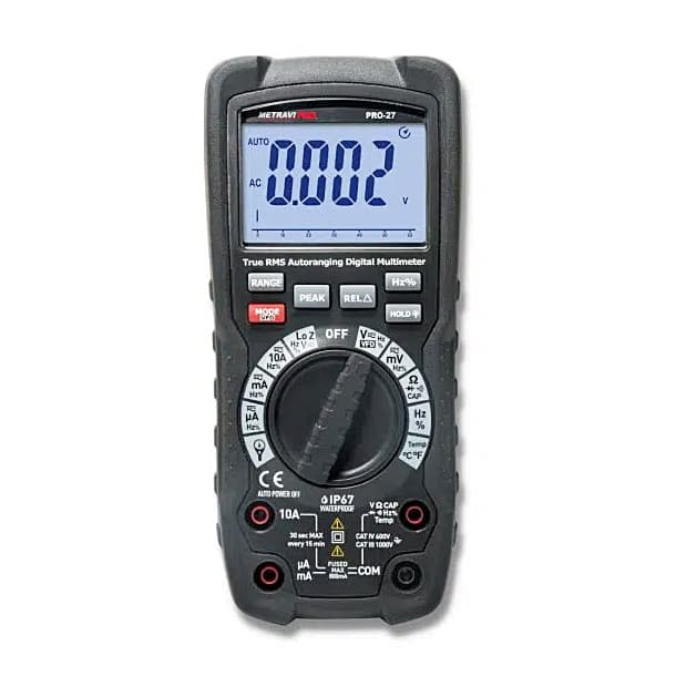Metravi 6000 Counts / 1000 V AC / DC Digital TRMS Multimeter with VFD, PRO 27 — view 1