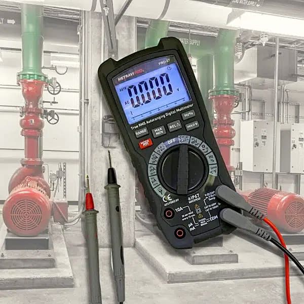 Metravi 6000 Counts / 1000 V AC / DC Digital TRMS Multimeter with VFD, PRO 27 — view 2