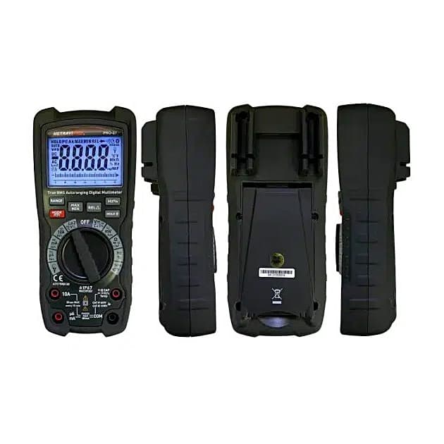 Metravi 6000 Counts / 1000 V AC / DC Digital TRMS Multimeter with VFD, PRO 27 — view 6
