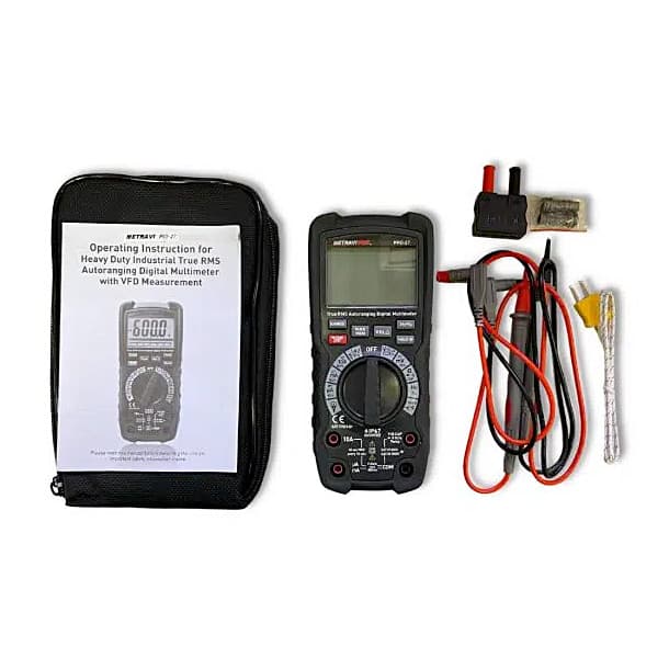 Metravi 6000 Counts / 1000 V AC / DC Digital TRMS Multimeter with VFD, PRO 27 — view 7