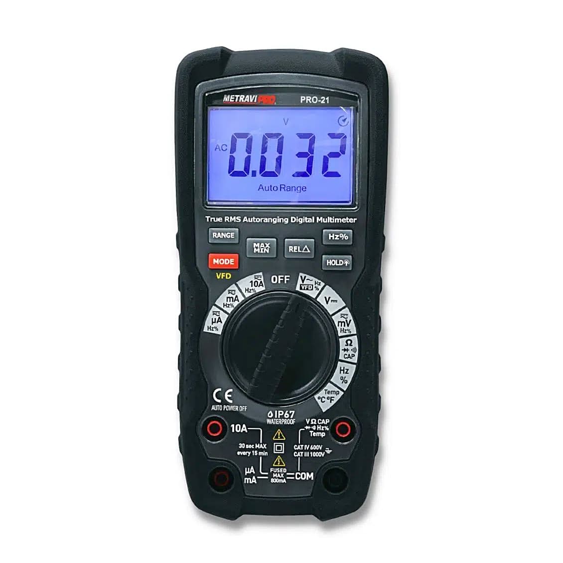 Metravi 6000 Counts / 1000 V AC / DC Digital TRMS Multimeter with VFD, PRO 21 — view 1