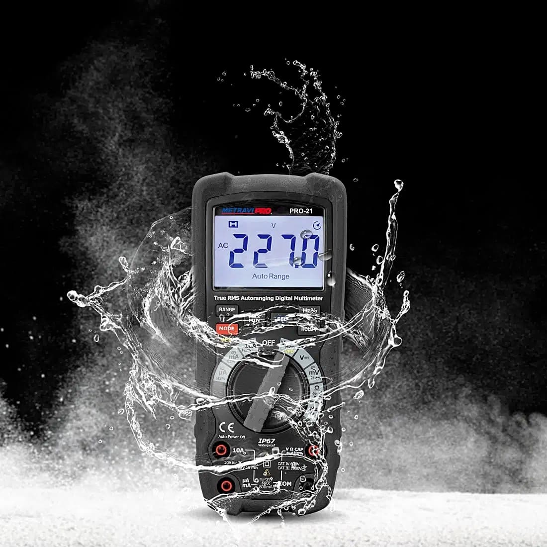 Metravi 6000 Counts / 1000 V AC / DC Digital TRMS Multimeter with VFD, PRO 21 — view 2