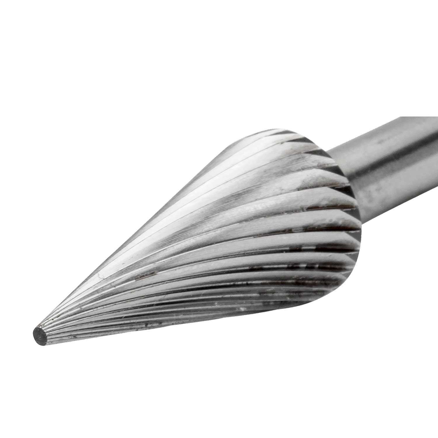 Bahco 16 x 63 mm Conical Pointed Nose Tungsten Carbide Rotary Burr, AS 5