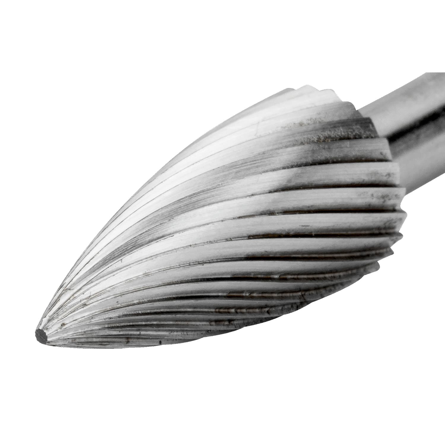 Bahco 6.00 x 38 mm Arch Pointed Nose Tungsten Carbide Rotary Burr, MTS 3