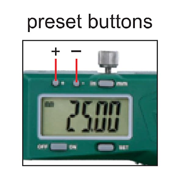 Insize 300 mm / 12 inch Digital Deep Hole Inside Groove Caliper with Data Interface, 1129-300 — view 3